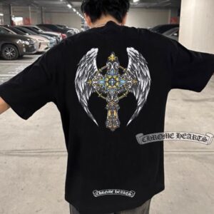 크롬하츠 엔젤 십자가  티셔츠