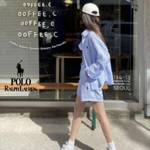 폴로 시어서커 엠버세트