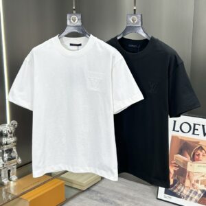 루이비통 시그니처 도트 LV 올자수 로고 숏 슬리브 티셔츠