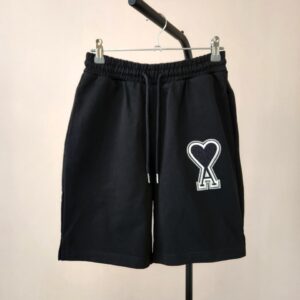 아미 빅하트 자수 반바지 팬츠