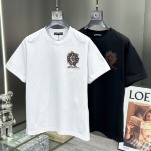크롬하츠 스크레쳐 홀스슈 빈티지 올자수 로고 숏 슬리브 티셔츠