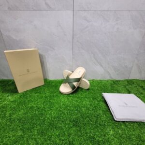 브루넬로 쿠치넬리 스웨이드 가죽뮬 슬리퍼