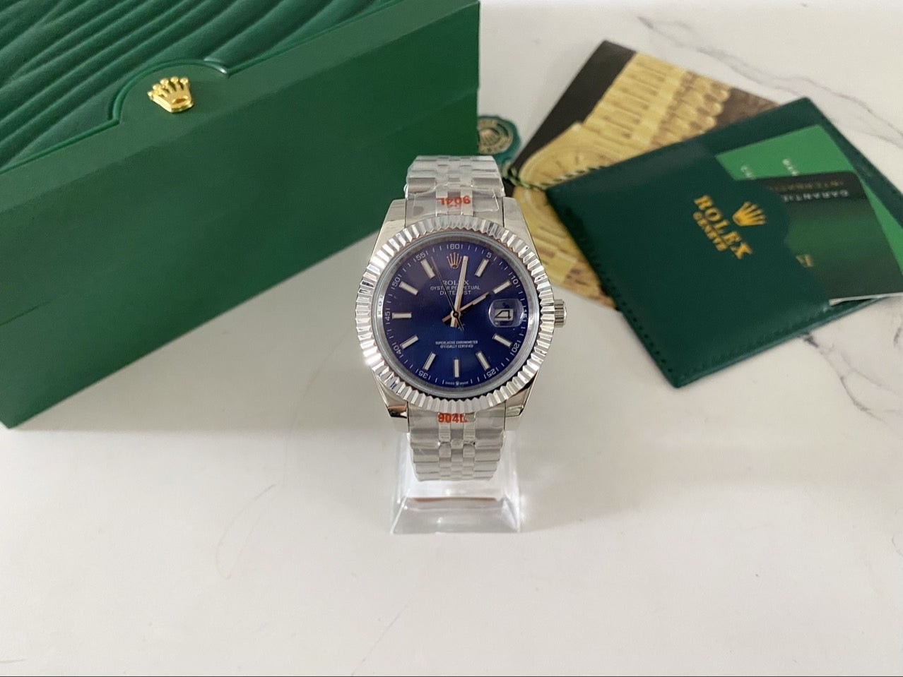 로렉스 데이트저스트 블루 41mm