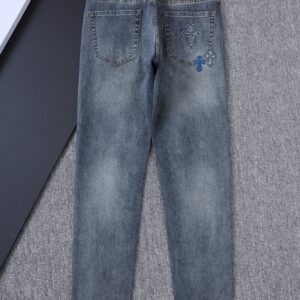 크롬하츠 크로스 패치 워싱스판 데님진
