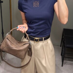 로에베 X 폴라 이비자 콜라보레이션 모자이크 아나그램 코튼 티셔츠