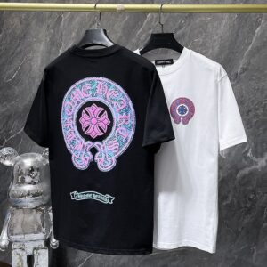 크롬하츠 핑크 말굽 티셔츠