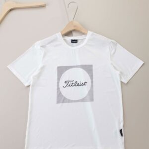타이틀리스트 [TITLEIST] 사각 로고 코튼 티셔츠