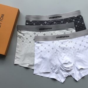 루이비통 모노그램 패턴 레터링  남성팬티 3종세트