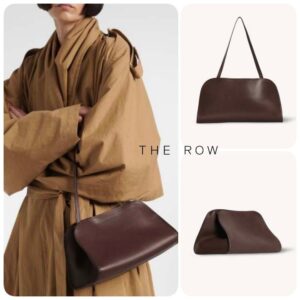 더로우 [ THE R*W ] 수입 페기 클러치 백 -딥브라운