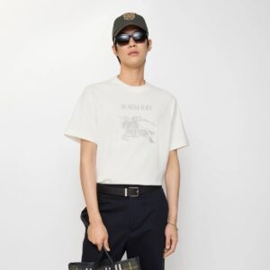버버리-BURBERRY 남성 승마로고 면티셔츠-0034