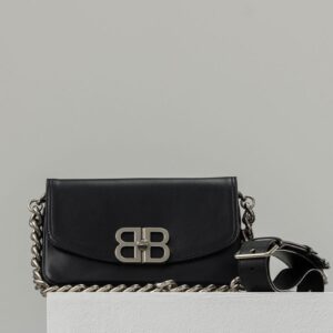 발렌시아가 [BALENCIAGA] 수입프리미엄급 여성 BB SOFT 스몰 플랩 백 블랙