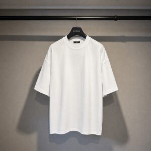 발렌시아가 CARE LABEL 프린팅 티셔츠