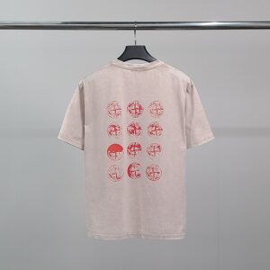 스톤아일랜드 스탬프서클 피그먼트 반팔티
