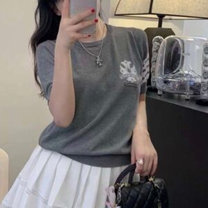 톰브라운 크롬하츠 콜라보 4바 니트