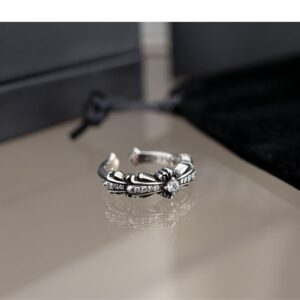 크롬하츠 [Chrome Hearts] 크롬하츠 베이비더블플로랄링