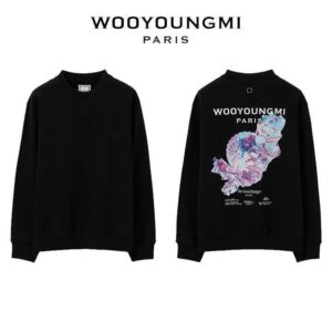 우영미 코랄 맨투맨(블랙)