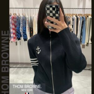 톰브라운 앵커 집업 니트