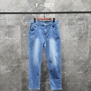 톰브라운 T-207 U 레터링  면청바지