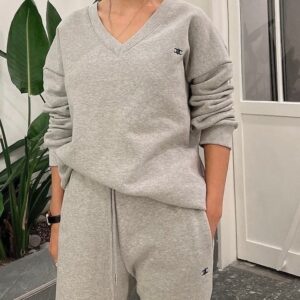 셀린느 브이넥 팬츠 세트