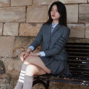 톰 브라운-THOM BROWNE 여성 스포츠 클레스 코트-1259