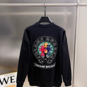 크롬하츠 크로스 패치 자수맨투맨