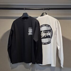 스투시 X CDG 닷 롱슬리브