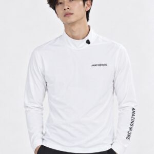 어메이징크리 [AMAZINGCRE] 하이넥 긴팔 기능성 티셔츠