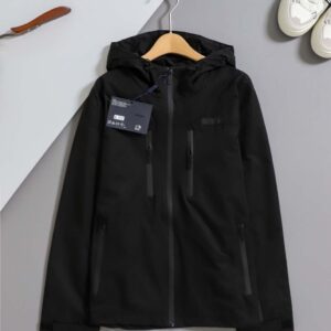 프라다 [PRADA] 블랙패치 후드 바람막이