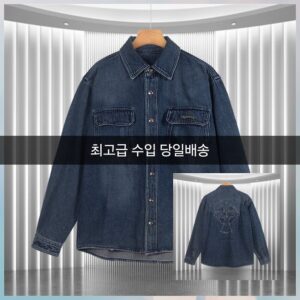 크롬하츠 크로스 데님 셔츠