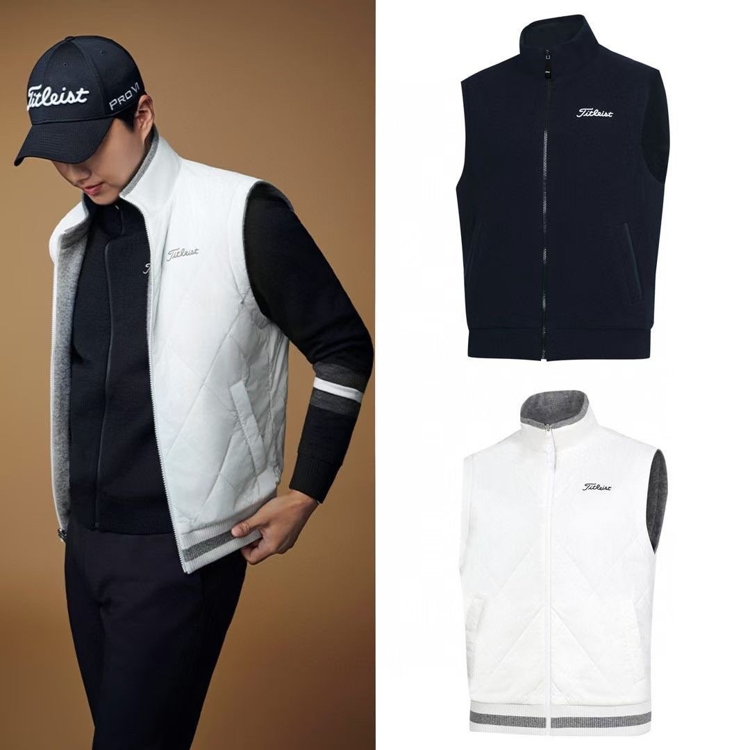 타이틀리스트 양면베스트 출고 REVERSIBLE FULL ZIP VEST