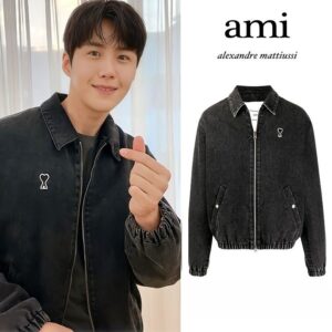 아미 흑청데님커플 자켓