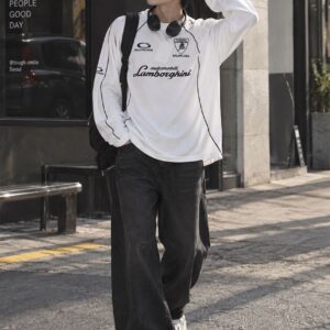 발렌시아가 [BALENCIAGA] x 오토모빌리 람보르기니 오버사이즈 사커 티셔츠
