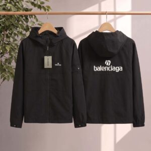 발렌시아가 [ B*lenciaga ] 수입 스포츠 로고 후드 윈드브레이커