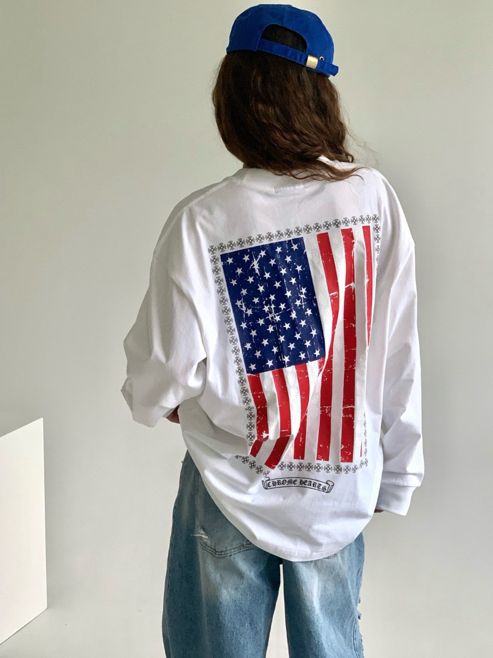 크롬하츠 USA 롱슬리브 오버핏 남여공용