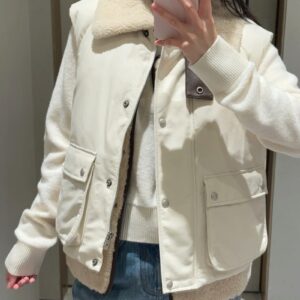 로에베 시어링 라이닝 코튼 블렌드 패딩 베스트