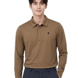 어메이징크리 [AMAZINGCRE] 남성 골프 긴팔 카라티