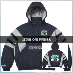 슈프림 x 세일럼 하프집 스타디움 자켓