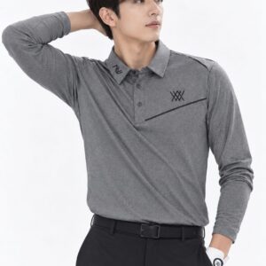 어뉴 [ANEW] COLLAR LONG T-SHIRT