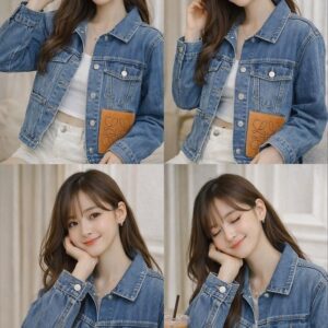 로에베 청 자켓