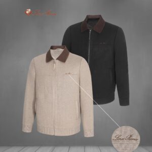 로로피아나 니트 집업 자켓