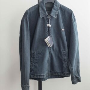 프라다 [PRADA] 데님 블루종 자켓