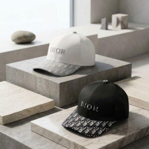 디올 [Christian Dior] 모노그램 자카드 자수 로고 캡