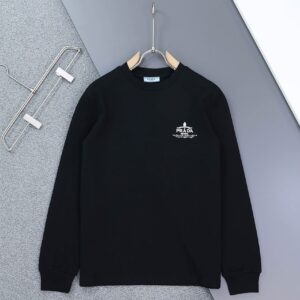 프라다 밀라노 자수로고 롱 슬리브 티셔츠