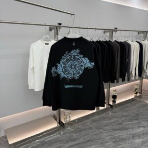 크롬하츠 CH 크로스 홀스슈 스톤 롱슬리브