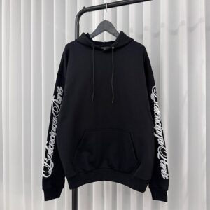 발렌시아가 커시브 오버사이즈 후디
