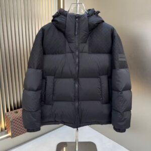 루이비통 26FW. 모노그램 퀄티드 블루종 패딩 자켓