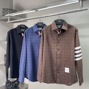 톰브라운 체크 사선 셔츠 (3 Color)