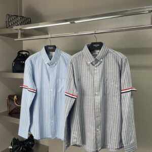 톰브라운 스트라이프 암밴드 셔츠 (2 Color)